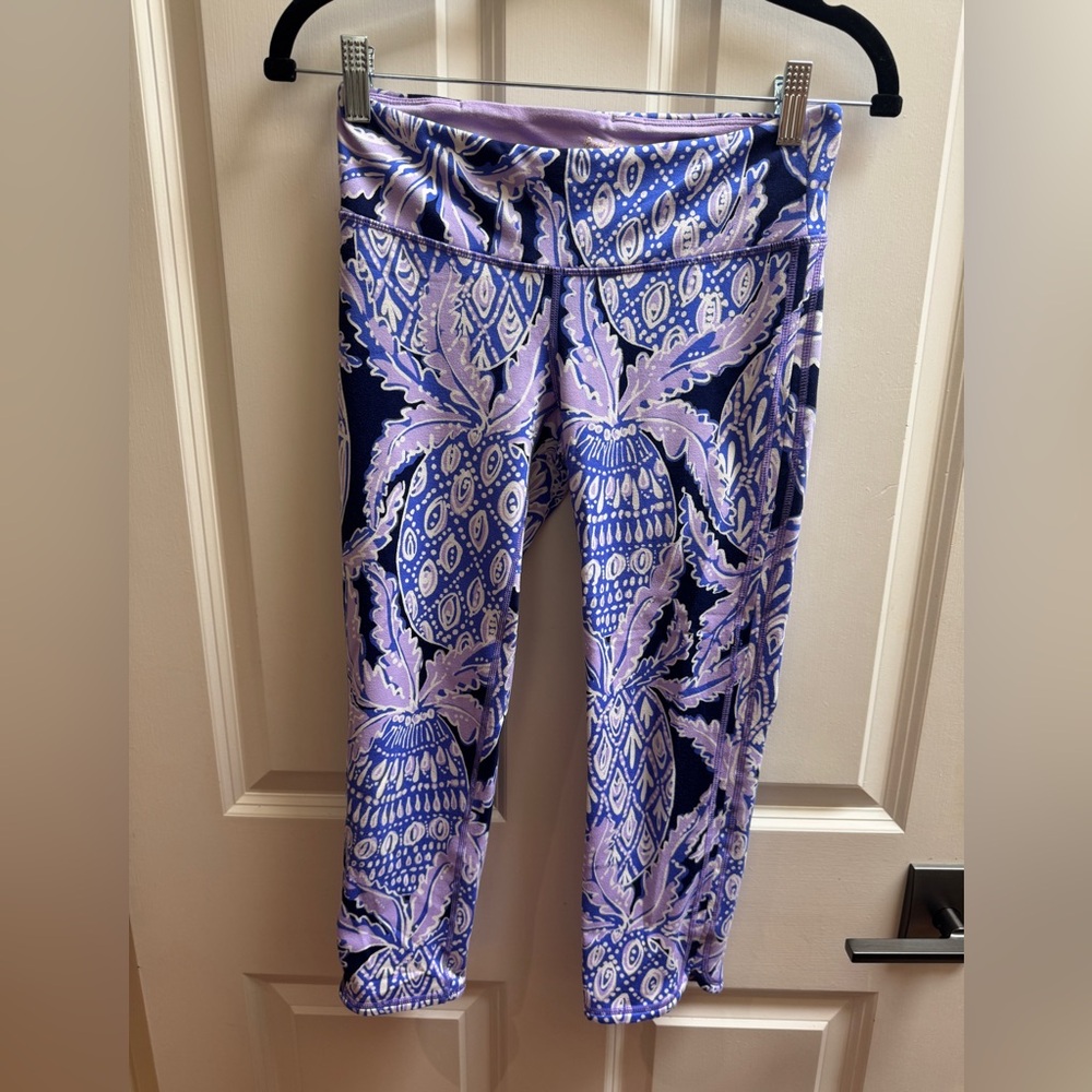 Lilly Pulitzer Luxletic Purple and Blue Leggings